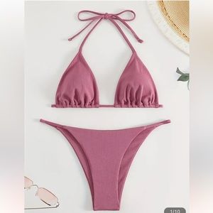 New Pink Bikini Set